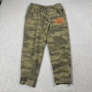 Violent Gentlemen Sweatpants Joggers Mens M Green Camo Fleece Hockey Streetwear